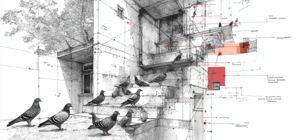 Birds and Facade Design: Why They Keep Nesting in Cracked Buildings