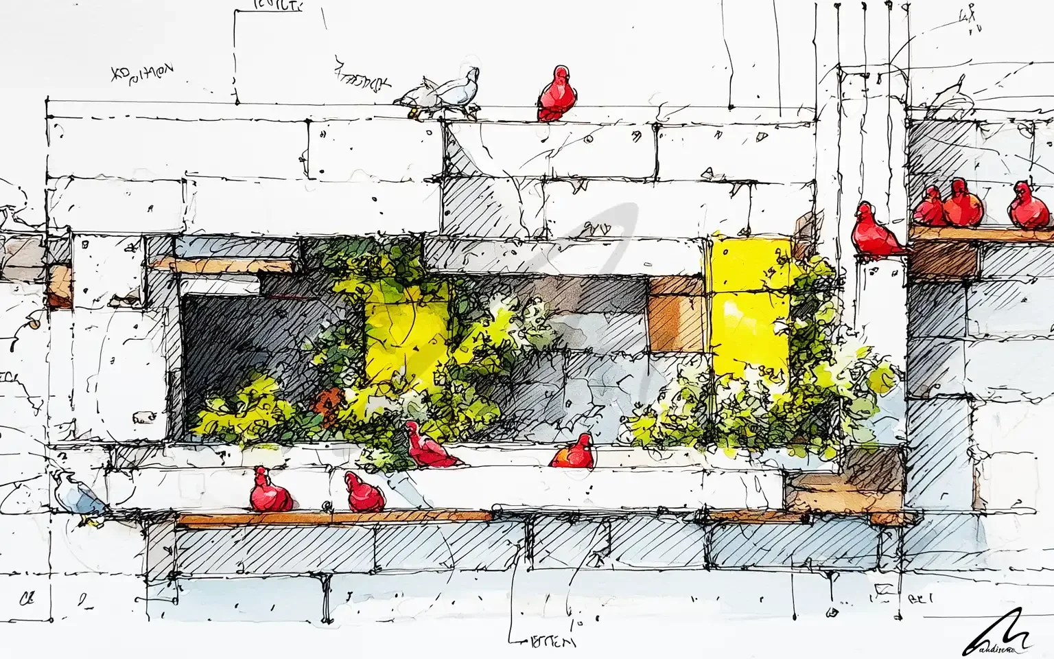 Bird and urban Design