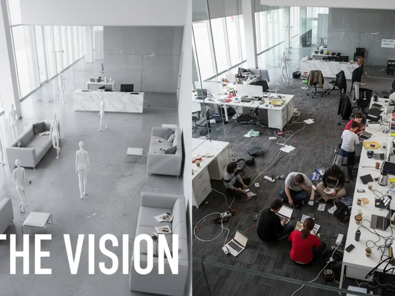 Comparison of architectural design intent versus actual usage to highlight post-occupancy evaluation revenue opportunities.